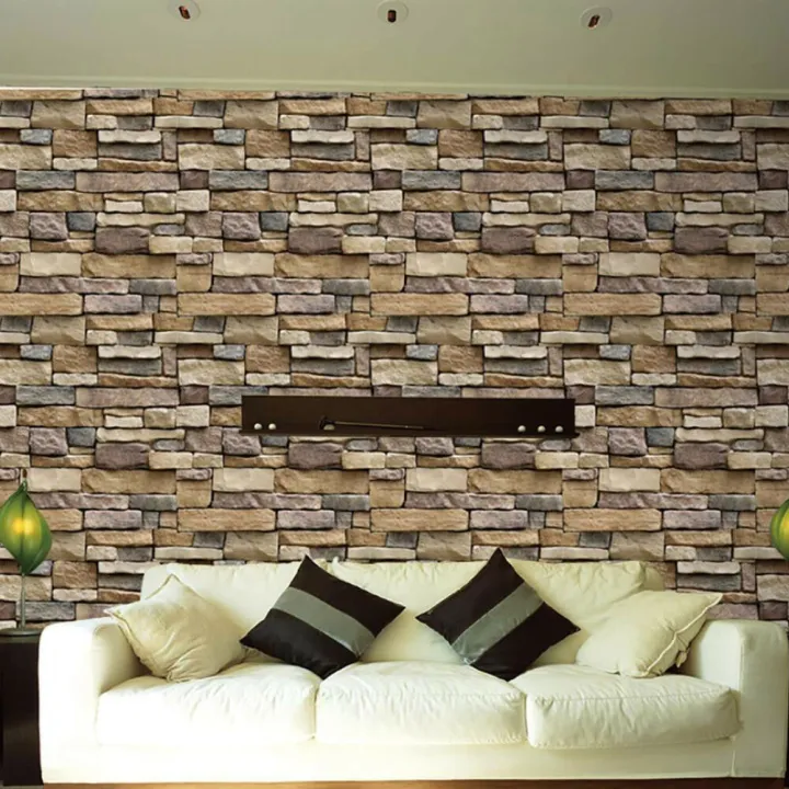3D Wall Paper Brick Stone Rustic Effect Self Adhesive Wall Sticker Home Decor: Buy Online at Best Prices in SriLanka 3D Wall Paper Brick Stone Rustic Effect Self Adhesive Wall Sticker Home Decor: Buy Online at Best Prices in SriLanka