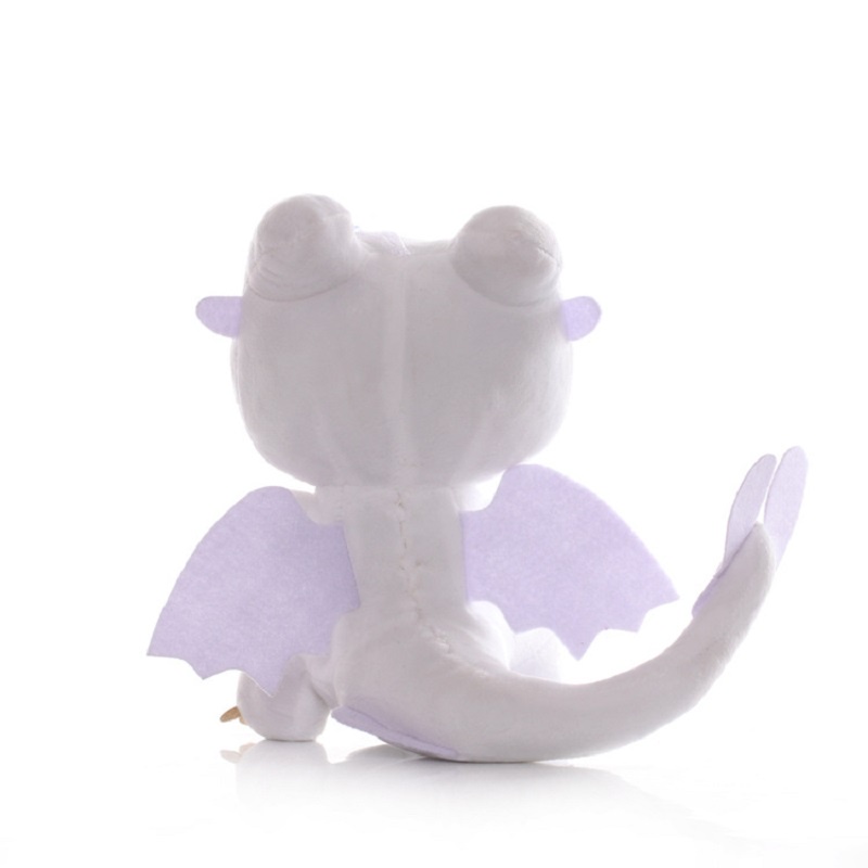22CM Dreamworks Anime How to Train Your Dragon Plush Doll Light Fury Toothless Night Soft Stuffed Toys for Children Gifts. 