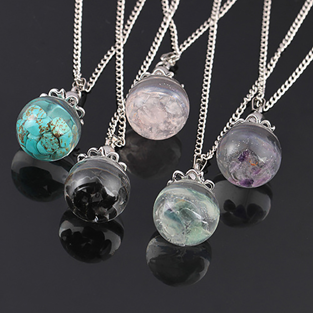 glass octopus necklace