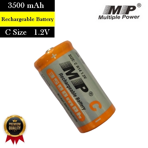 C Size Rechargeable Battery  1.2V 3500mAh MP Brand