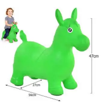 bouncy rubber horse
