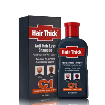 Anti Hair Loss Shampoo Thick Dexe 200ml C1 Hair Growth Serum Hair