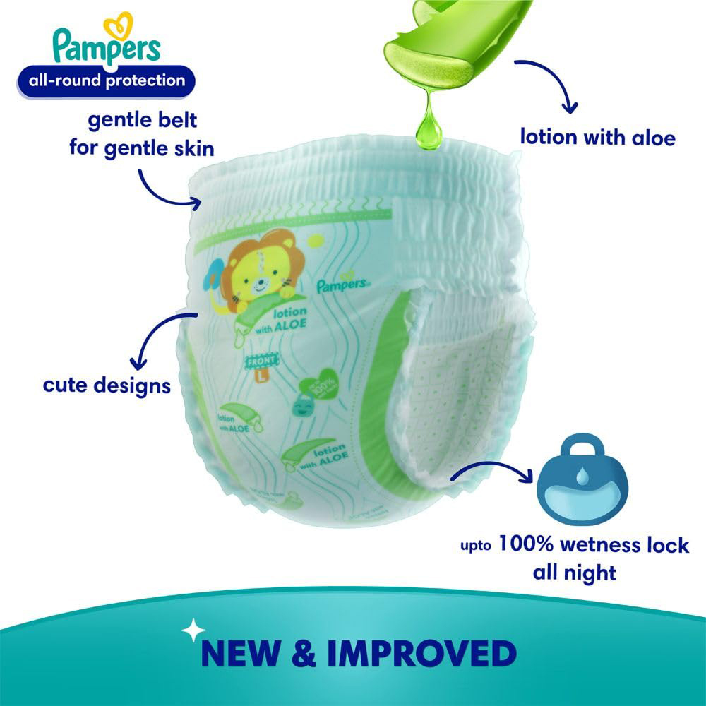 Pampers Baby Diaper Pants Large 38 Pcs. 