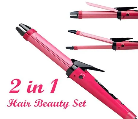 2 in one shop curler and straightener