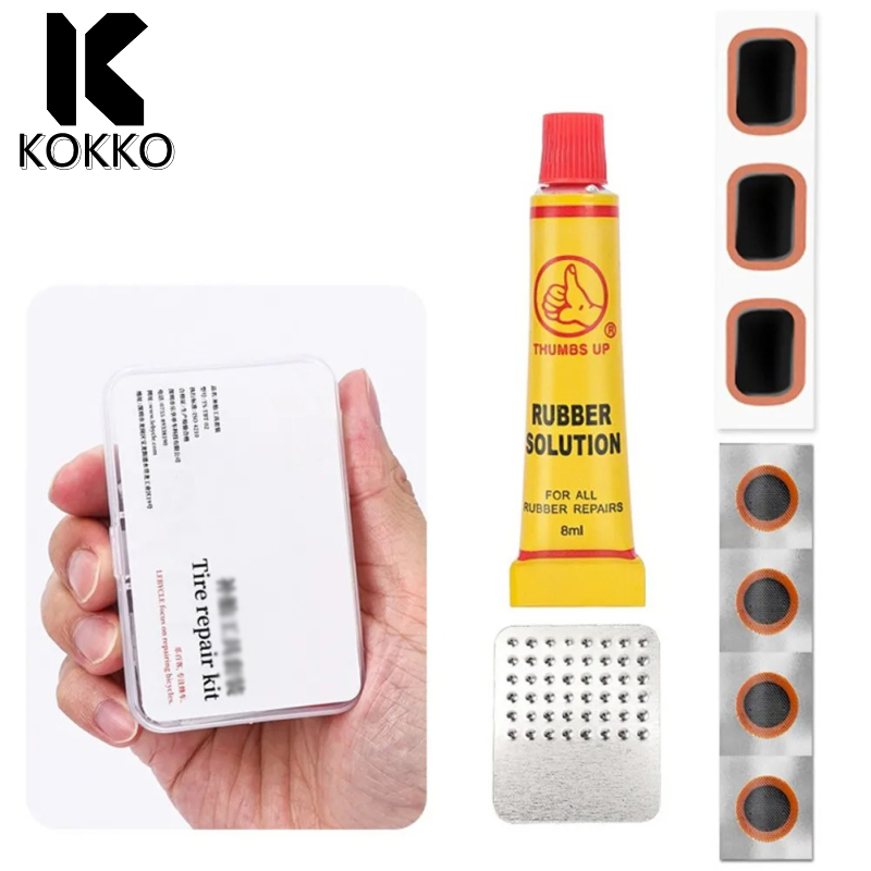 KOKKO Bike Inner Tube Repair Kit, Bike Tire Patch Kit, Bycicle