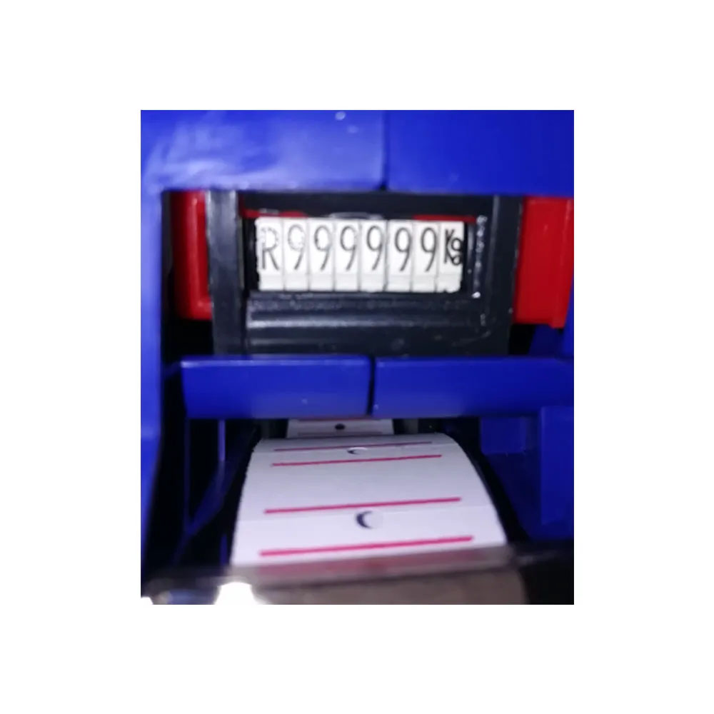 EOS5500 Price Labeller,8 Digit 2 Line Label Gun Handheld Price Labeller Price Tag Machine Label Maker  Price Gun. 