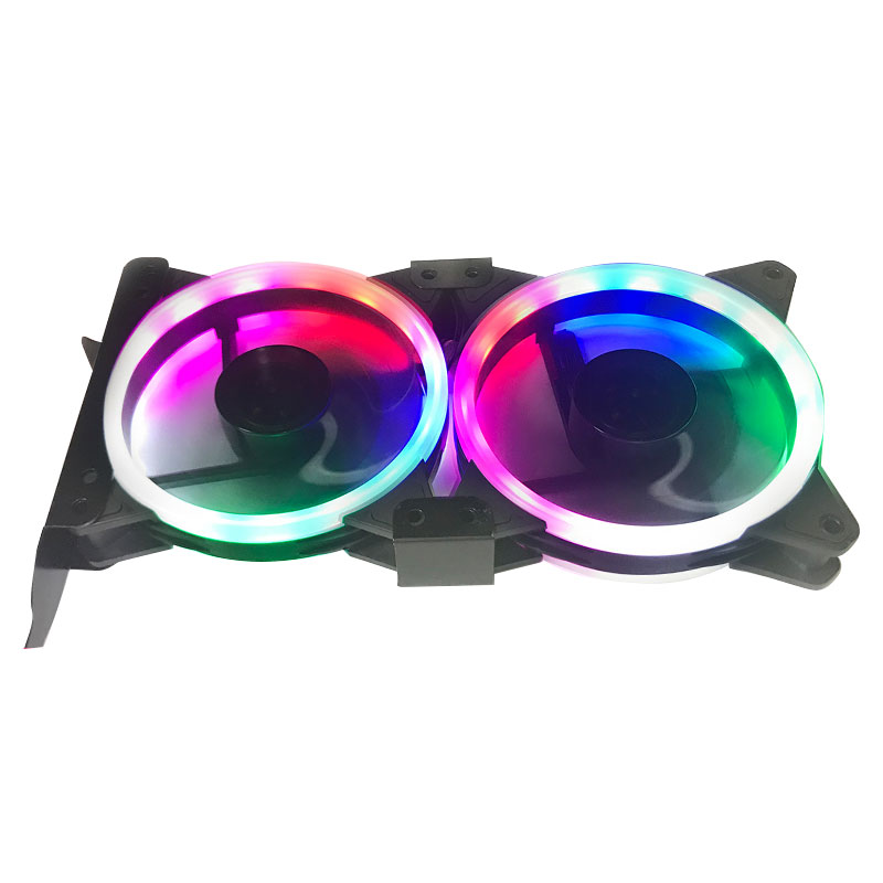 Graphics Card Cooler Dual Fan Mount Rack PCI Slot Bracket for 90mm ...