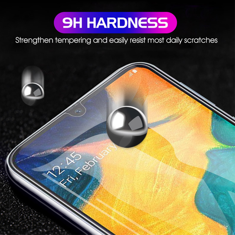 2PCS Glass 9H HD Tempered Glass for Samsung A50 A40 A30 A10E A20E Screen Protector for Samsung Galaxy A90 A80 A70 A60 A2 Core. 