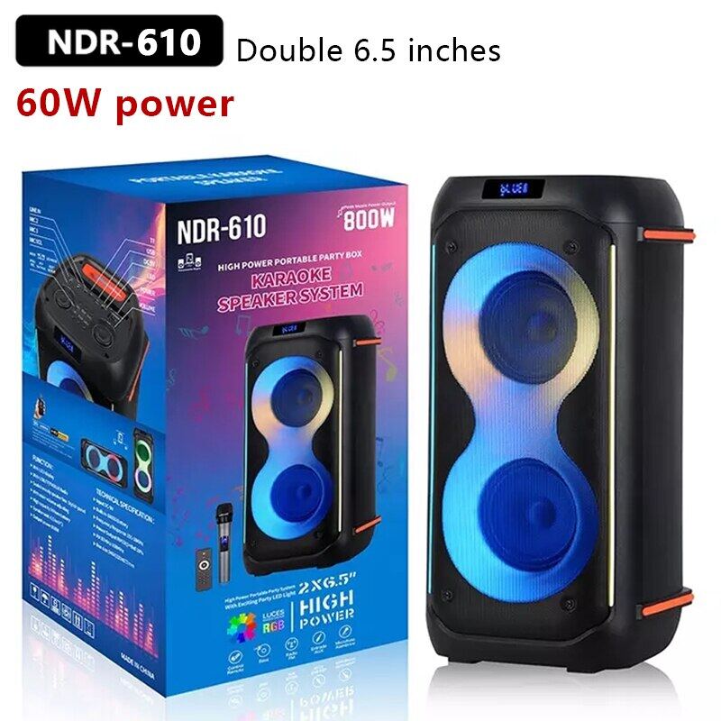 NDR 610/Karaoke Speaker/Party Box/Bluetooth/Wireless Mic Daraz.lk