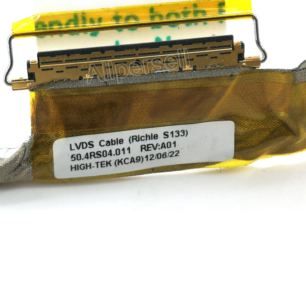 【Hengli jewelry story】New Video Cable HP Probook 4370S S133 Lvds Cable 50.4RS04.011. 