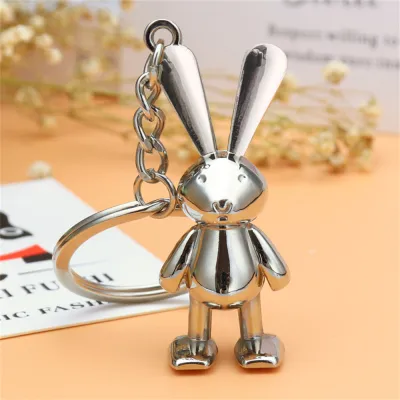 Metal deals bunny keychain