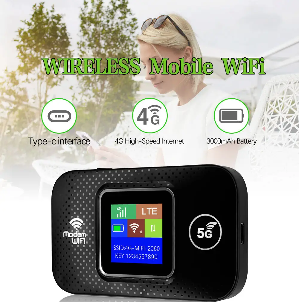 4G LTE Wi-Fi Pocket Router. 