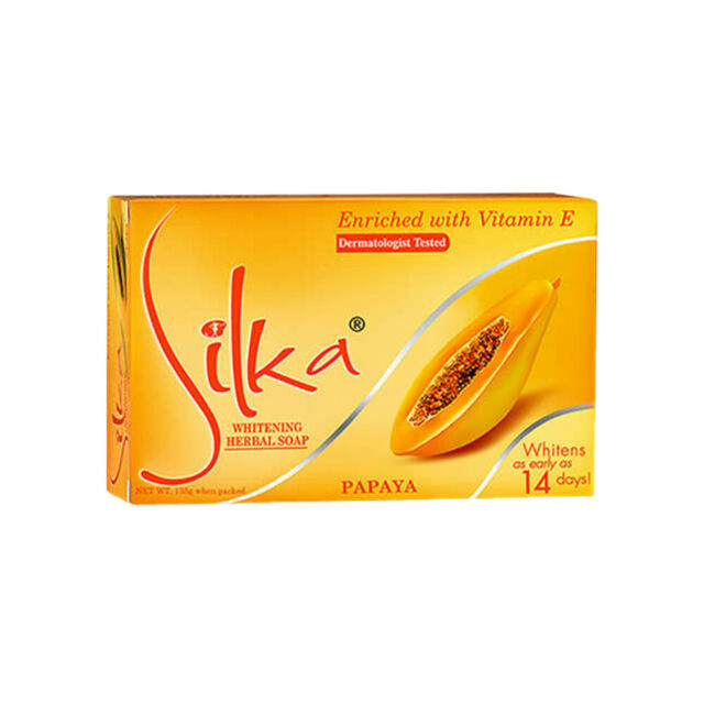 Silka Herbal Soap Whitening_ Papaya 135g
