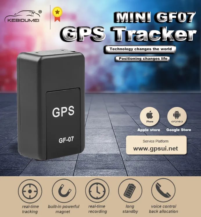 GF07 Mini GPS Tracker Car/Bike/Pet/Kids GPS Locator - Anti-theft Anti-Lost Recording Tracking Device. 