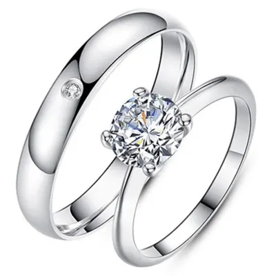 Cincin couple silver deals 925