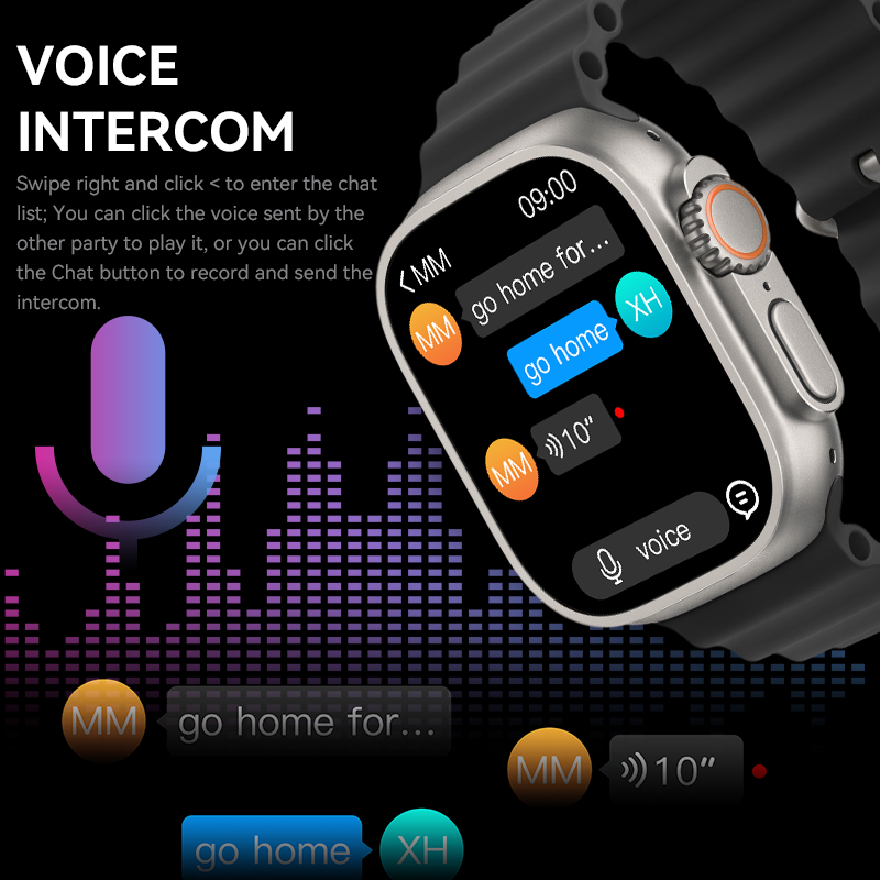 41mm HW68 Ultra Mini Women Smart Watch 1.75 inch Series 8 Body Temperature Siri NFC Voice Altitude Dock iwo Smartwatch. 