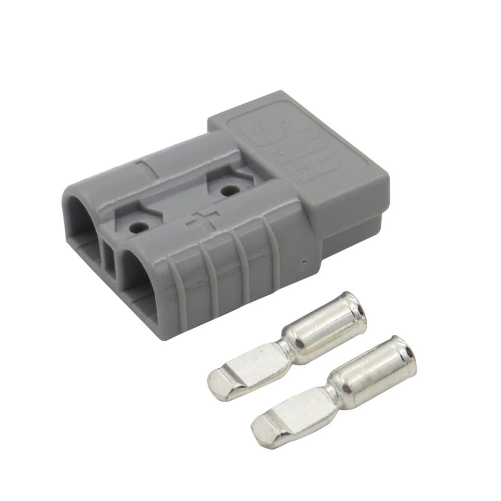 【7efc9af3】50Amp Plug for Anderson Style 12v 24v Carvan Charger Battery DC Power Connector replacement PC Adapter. 