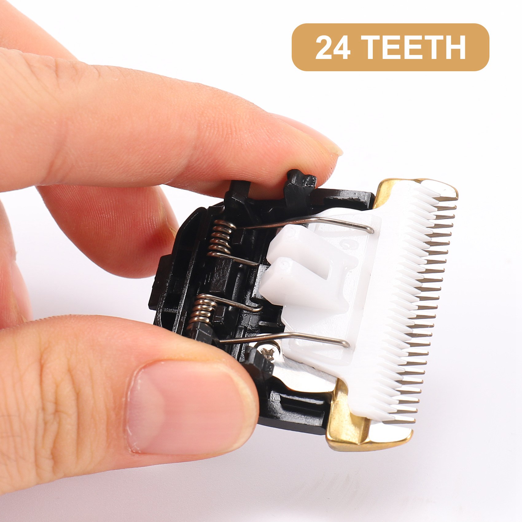 Grooming Ceramic Cutter Head Blade 40Mm 24 Teeth for Animal Clipper. 