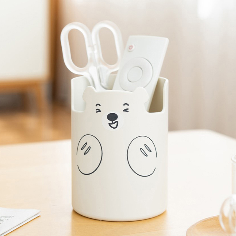 Cute Bear Pencil Pen Holder Stationery Organizer for Desktop School Office Home SEVICH. 