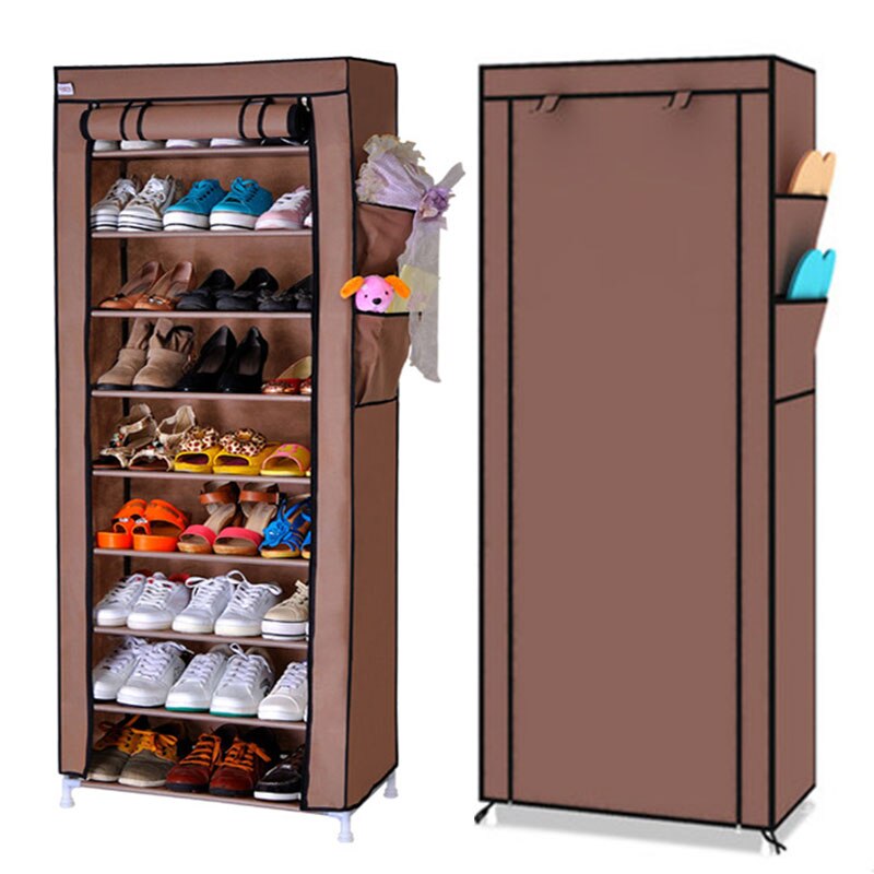 9 Layer Shoe Rack with dust cover SPI