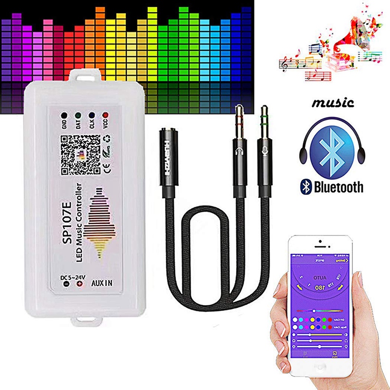 WIFI RGB SP107E Pixel IC SPI Music 