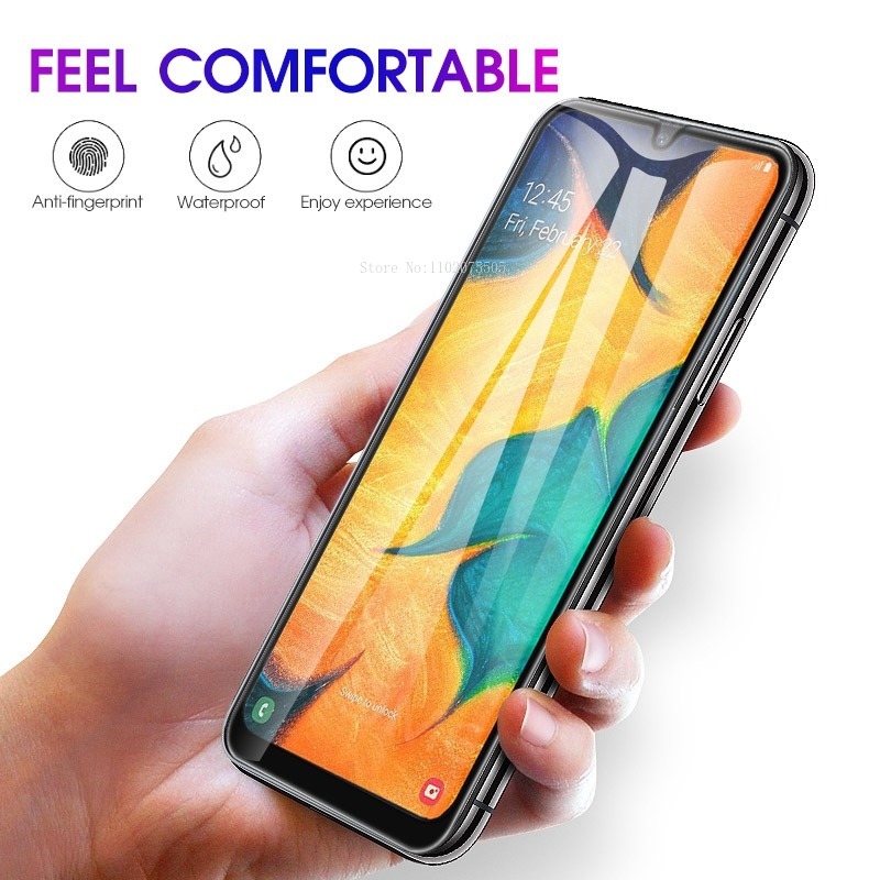 2Pcs 9D Full Tempered Glass For Samsung Galaxy A10 A20 A30 A40 A50 A60 A70 A80 A90 Screen Protector A10S M10S M20S Film. 