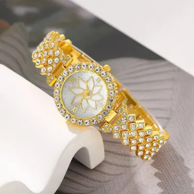 Fopul Mall Trendy Women s 5PCS Set Jewelry Watches Rhinestone