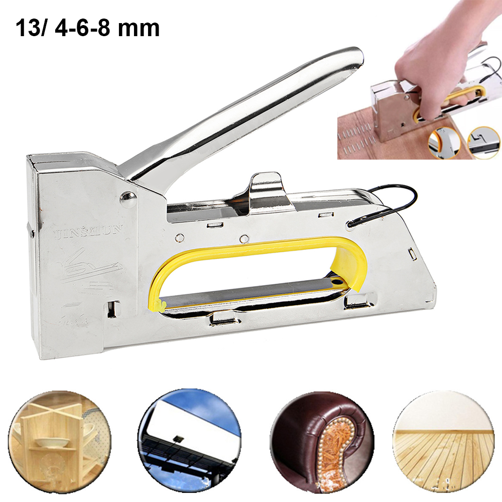 468mm HANDY HEAVY DUTY PAPER FURNITURE WOOD STAPLE GUN TACKER STAPLER
