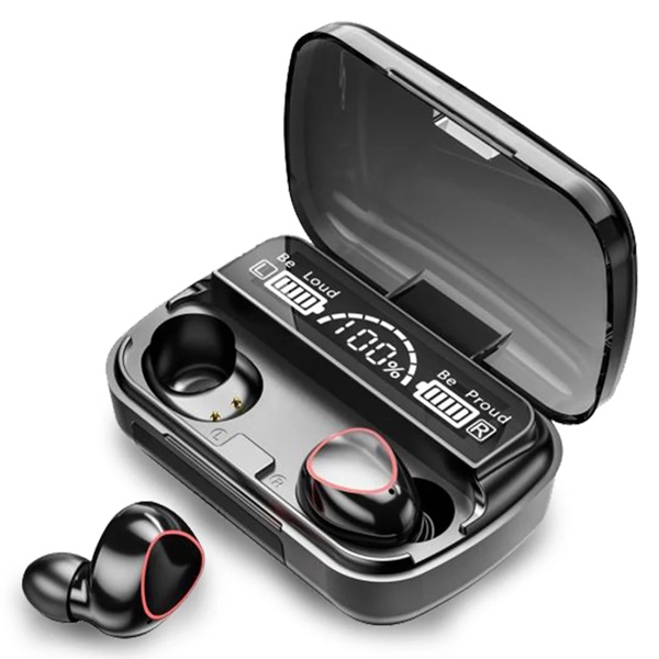 M10 Bluetooth Earbuds TWS Mini Earphone with LED Digital Display Gaming Touch Waterproof Wireless Bluetooth Headphone Charging Box with Power Bank store Airpods Inpods Airdots M90 M19 I12 I7s. 