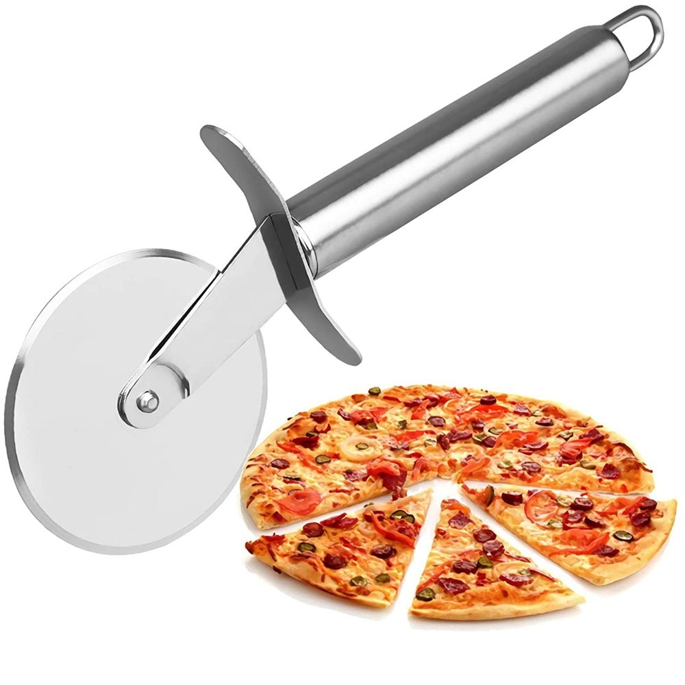 Pizza Cutter Wheel, Slicer With Stainless Steel Blade 高級感