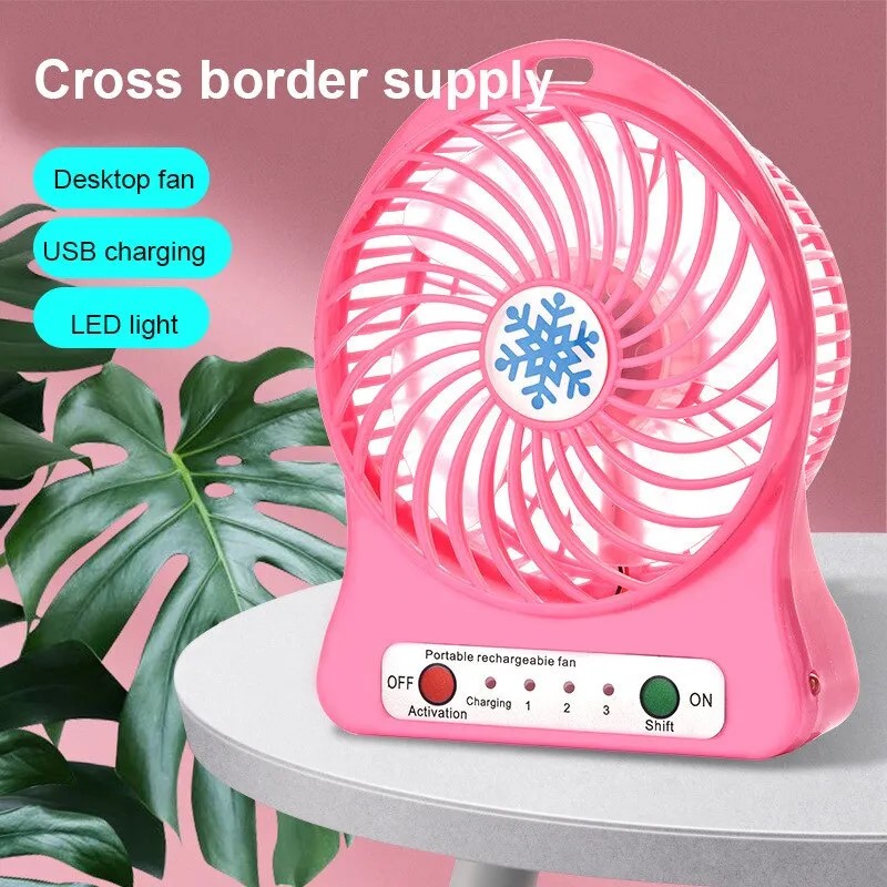 Hot New Portable Mini Handheld Fan Portable Rechargeable USB Desk Pocket Mini Fan Handheld Air Cooler Outdoor Office Fan wihout Battery. 