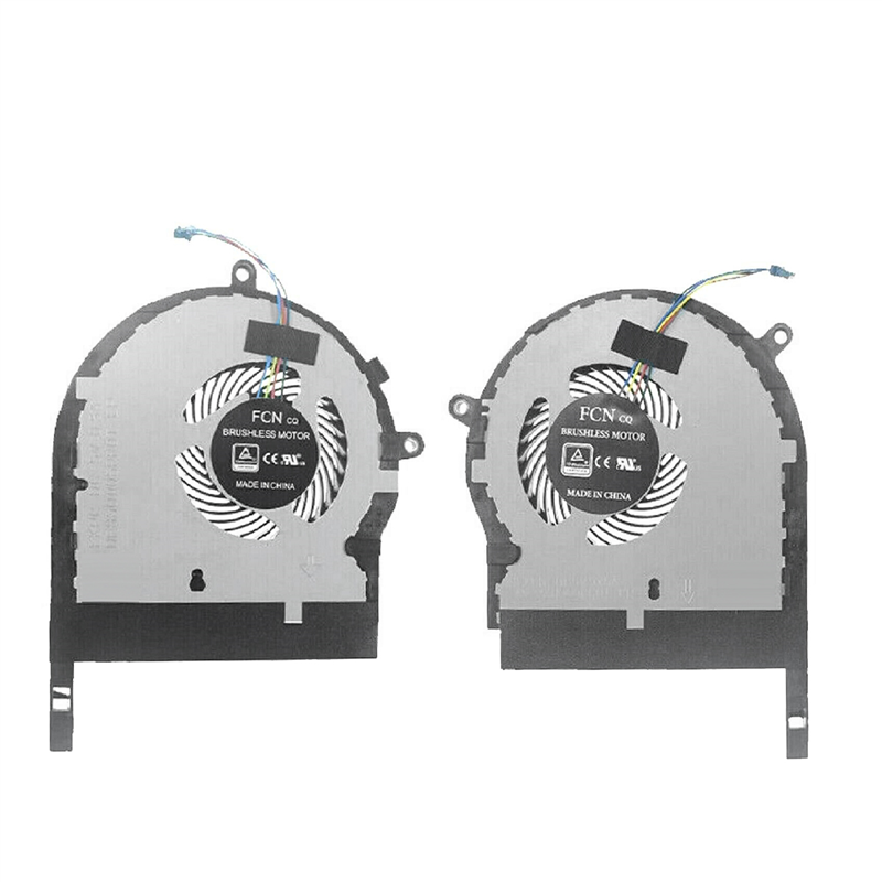 CPU & GPU Cooling Fan for Asus TUF FX504 FX80 FX80GD Laptop One Pair