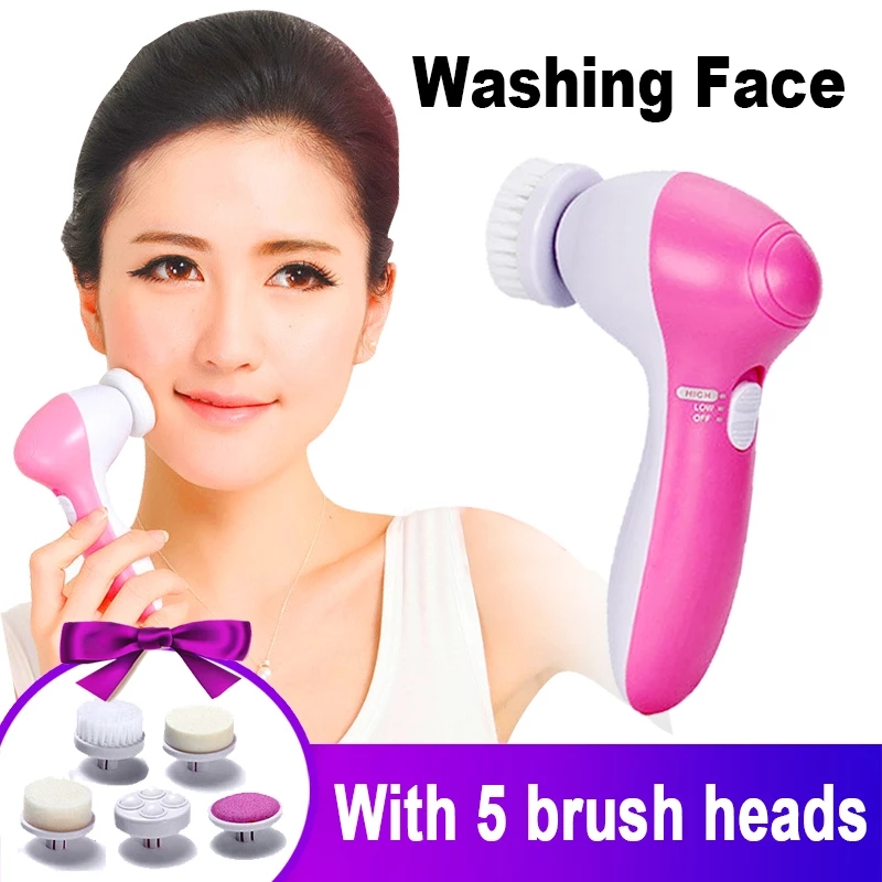Mini Facial Cleansing Brush Electric Face Cleanser Deep Pore Cleaning