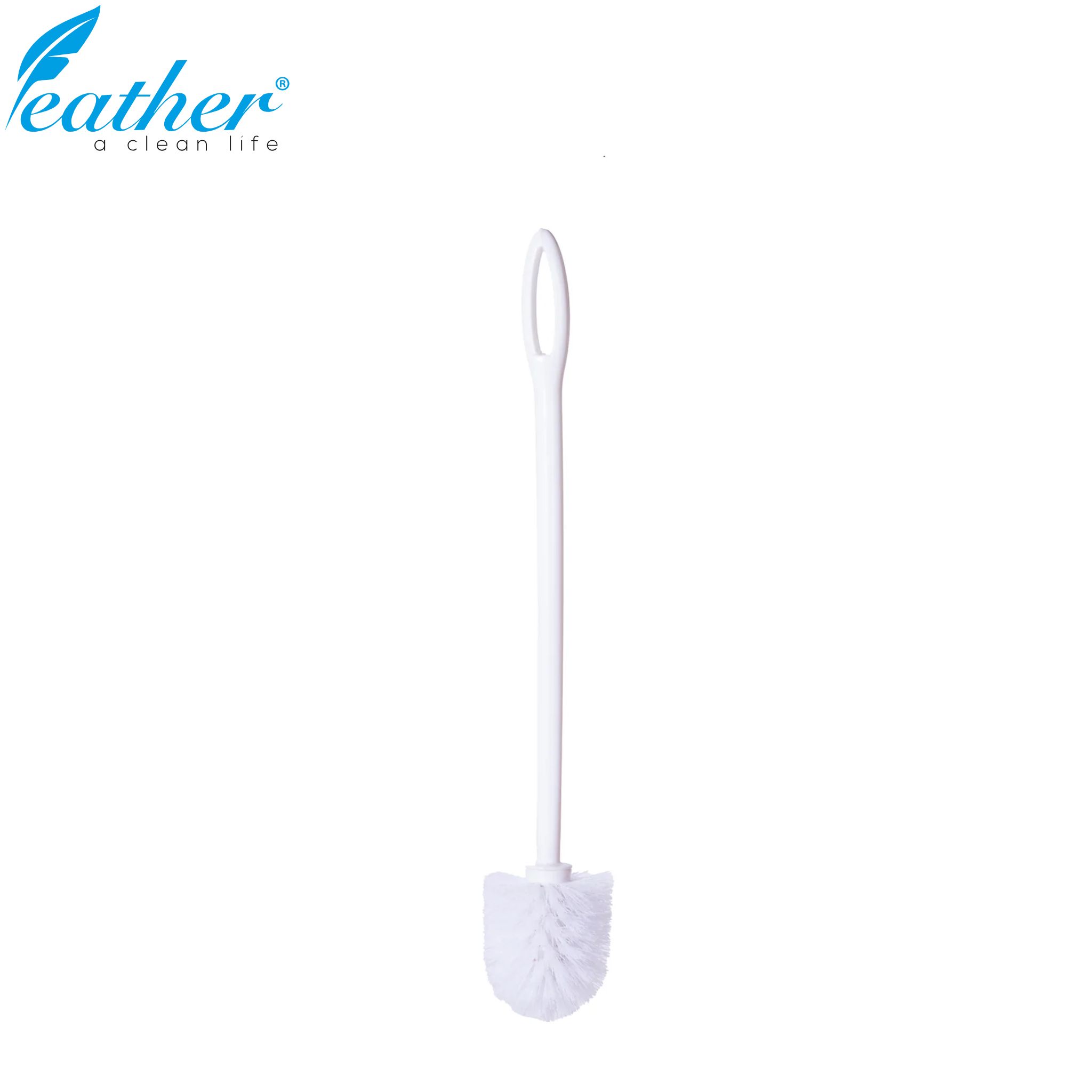 TOILET BRUSH TULIP LONG HANDLE - FEATHER BRAND. 