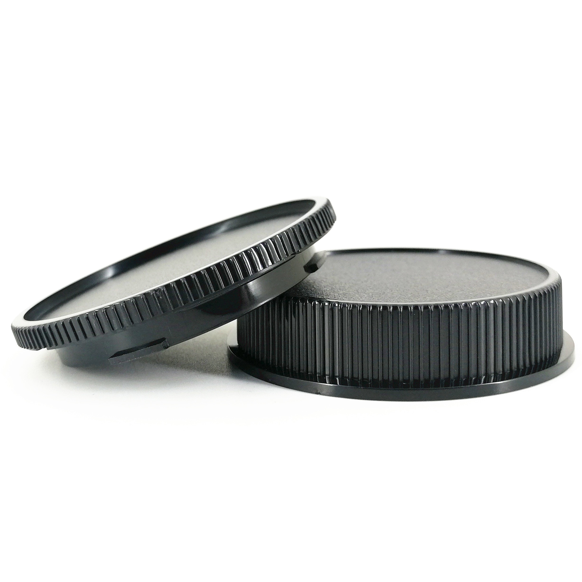Camera Front Body Cap + Lens Rear Cover for Leica T TL TL2 CL SL SL2 Panasonic S1 S1R Sigma FP L Lenses replace 14025 & 14028. 