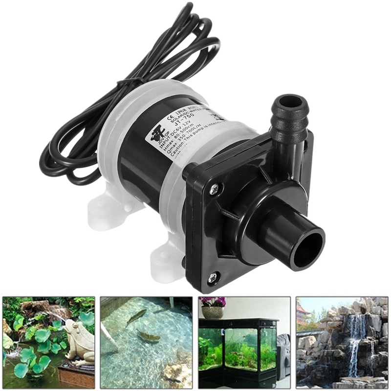 Hot sale brushless Solar Dc Water Pump Circulating Pump Submersible Land Pump Silent High Lift New Brushless Solar Water Pump 12V Mini High Pressure Water Pump 700L/H 5M Lift Pumps Accessories. 