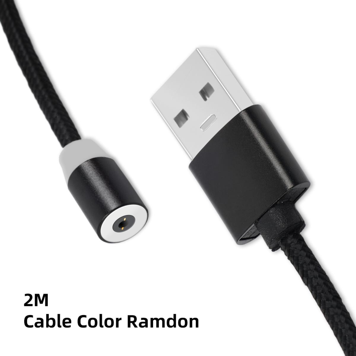 Magnetic 3A Fast Charging Micro USB Type C Cable, Charger for iPhone, Huawei, Samsung