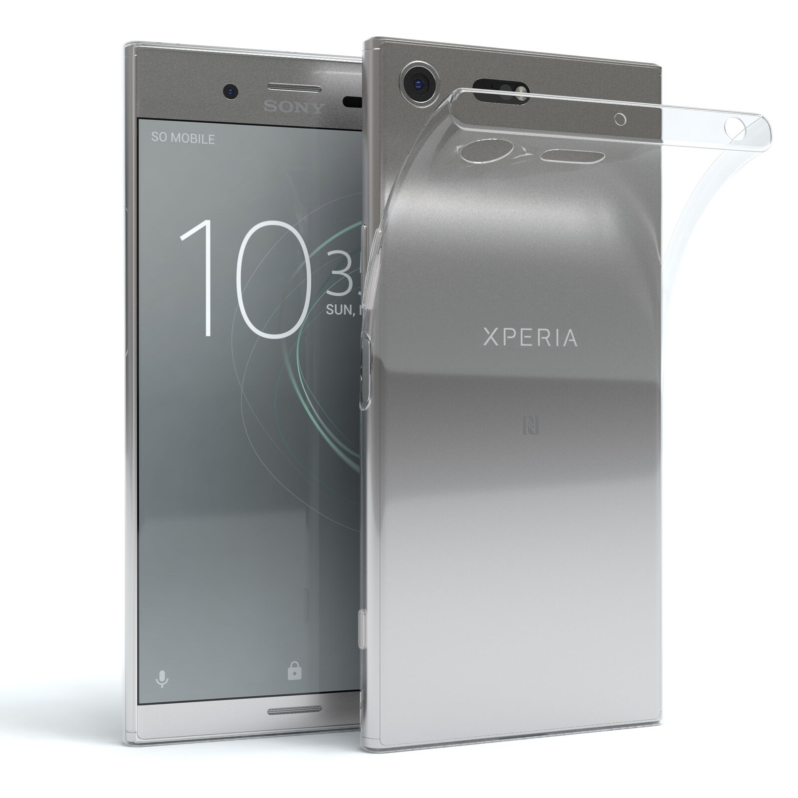 Transparent Back Cover For Sony Xperia Xz Premium. 