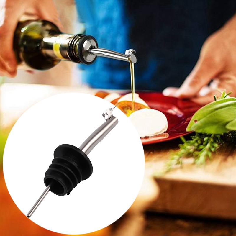 Oil Spout, Stainless Steel And Wine Pour Dust Cap For Olive Set 2pack 【ネット限定】