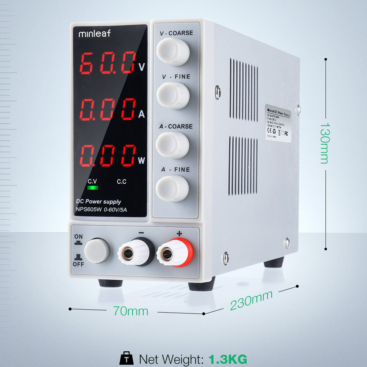 NPS605W 110V/220V/230V 0-60V 0-5A Adjustable Digital DC Power upply 300W Regulated Laboratory witching Power upply. 