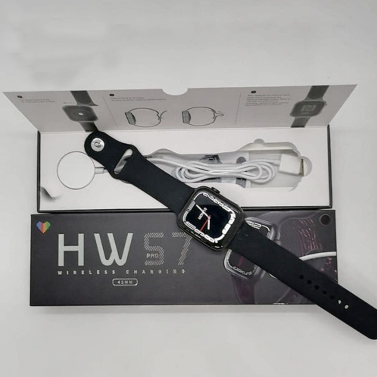 Hw S7 Pro Smart Watch Black For Men Women Kids. 