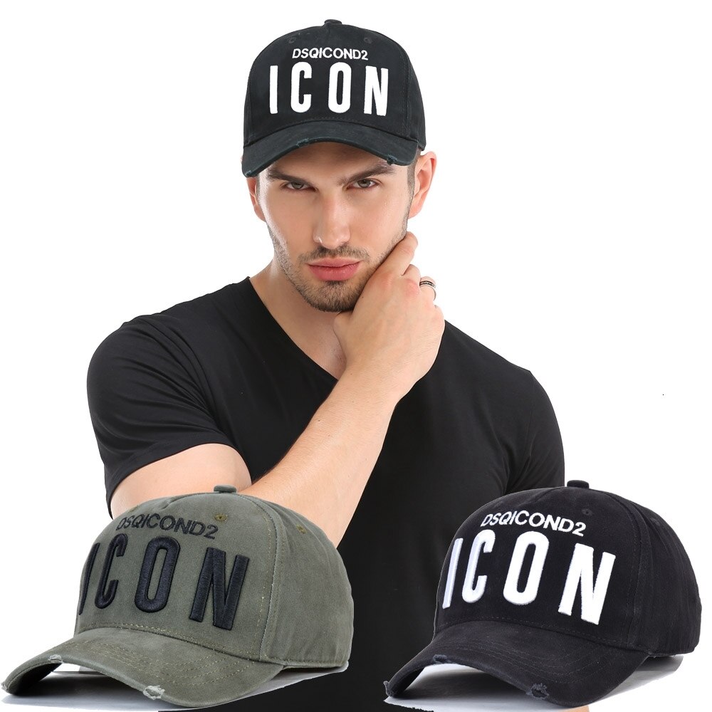 all black icon cap
