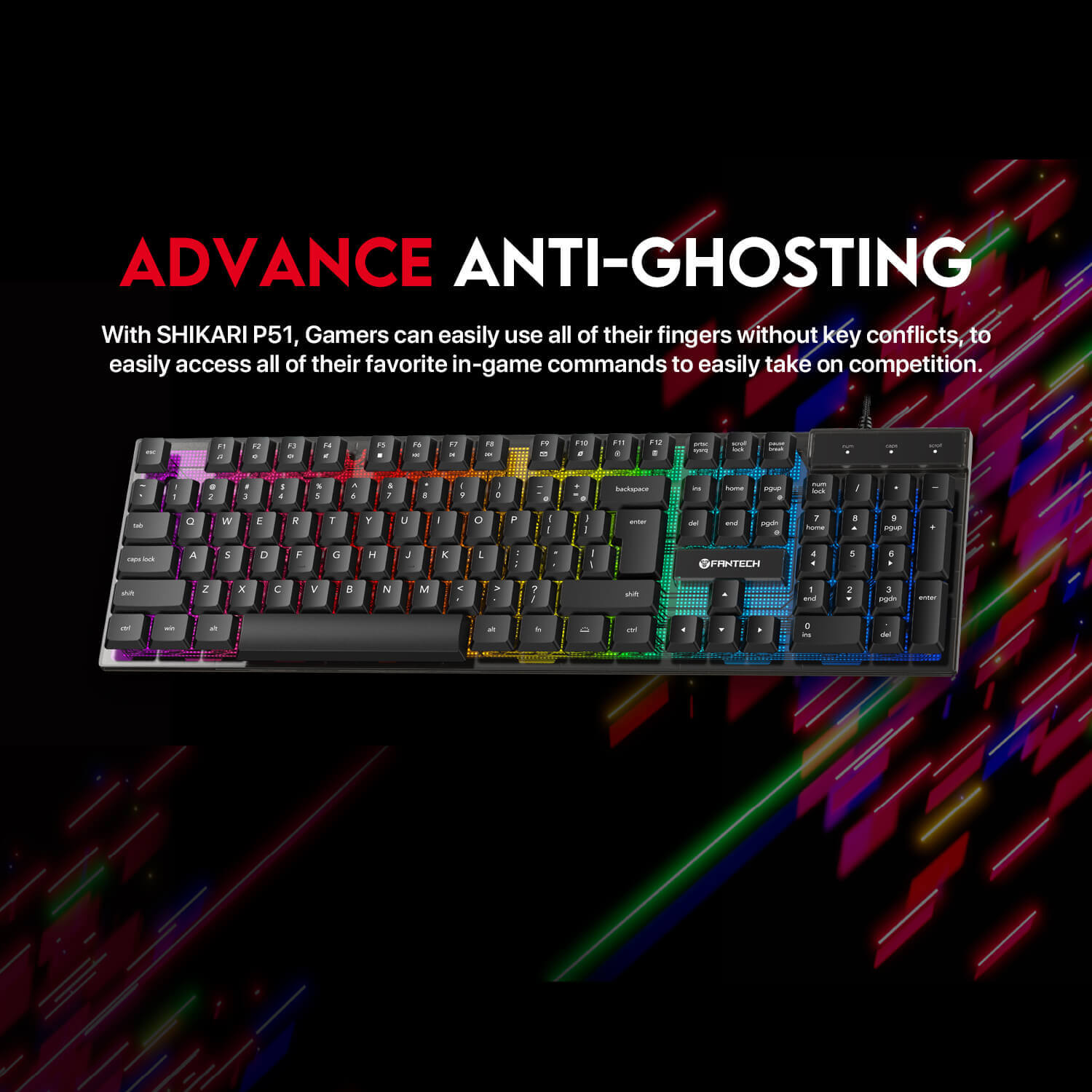 Fantech P51 5 In 1 Power Bundle Set gaming combo. 