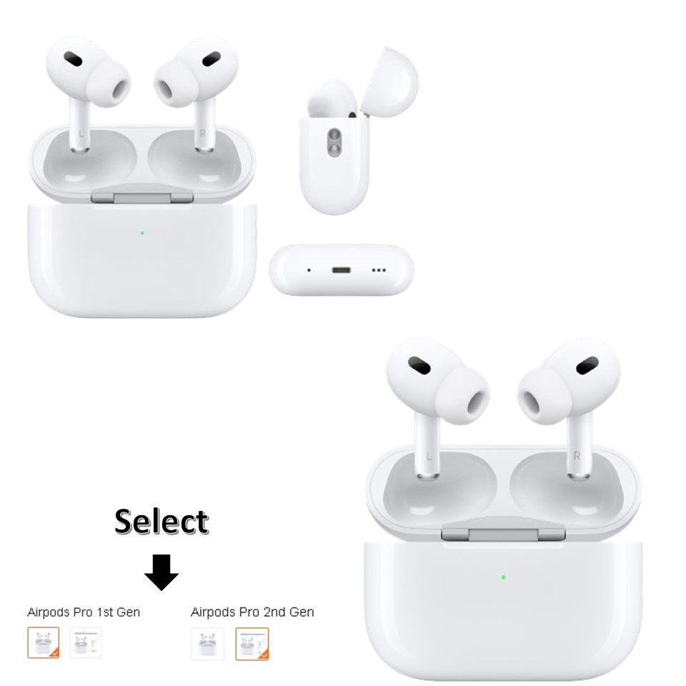 Airpods Pro / Airpods Pro 2nd generation Premium Quality Airpods Pro Wireless Charging Case Model A2083 A2084 A2190 Wireless Earbuds Wireless Earbuds. 
