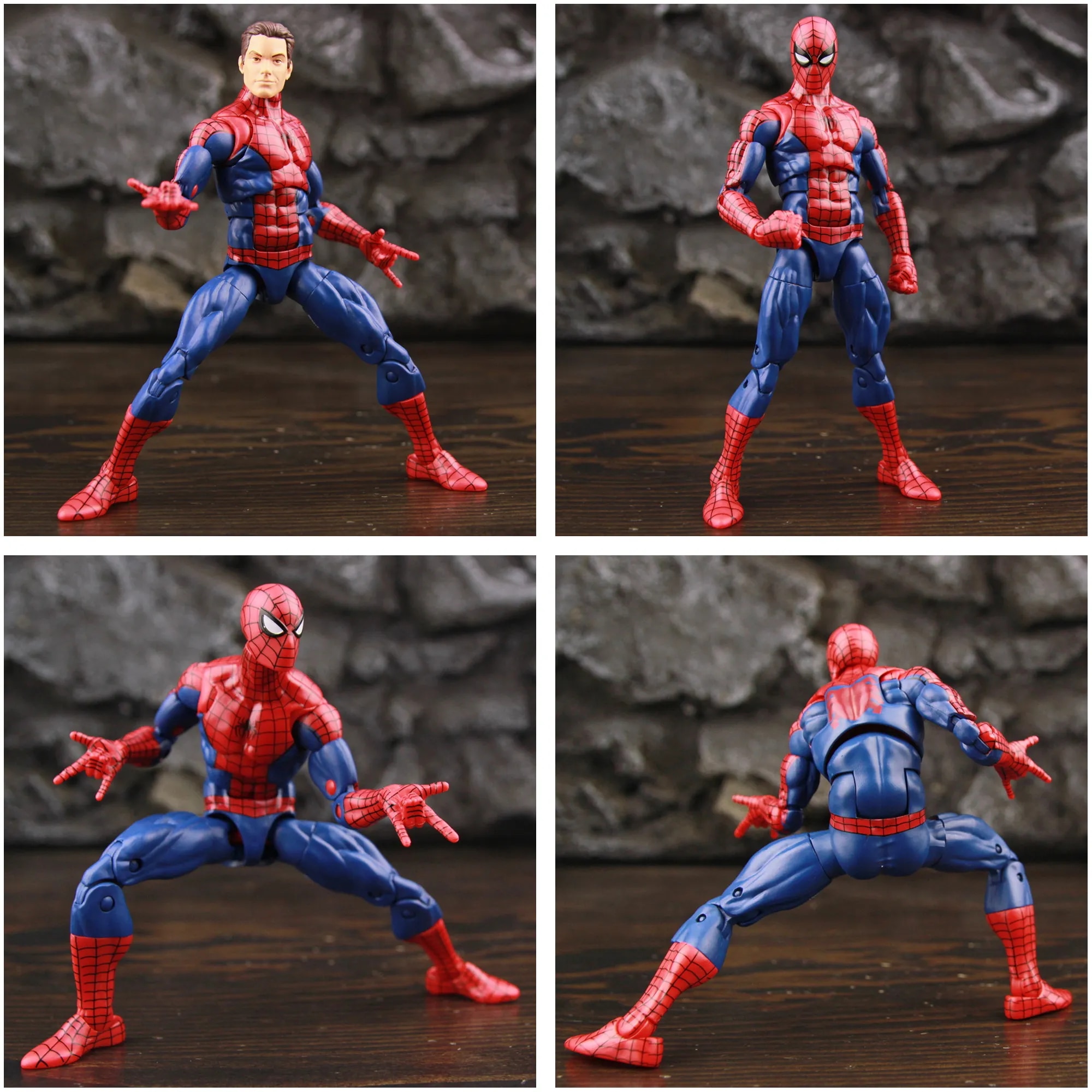 spider man toys Marvel Amazing Spiderman Peter Park Animated Venom Carnage Black Symbiote Kraven the Hunter 6 Action Figure Retro Legends Toys. 