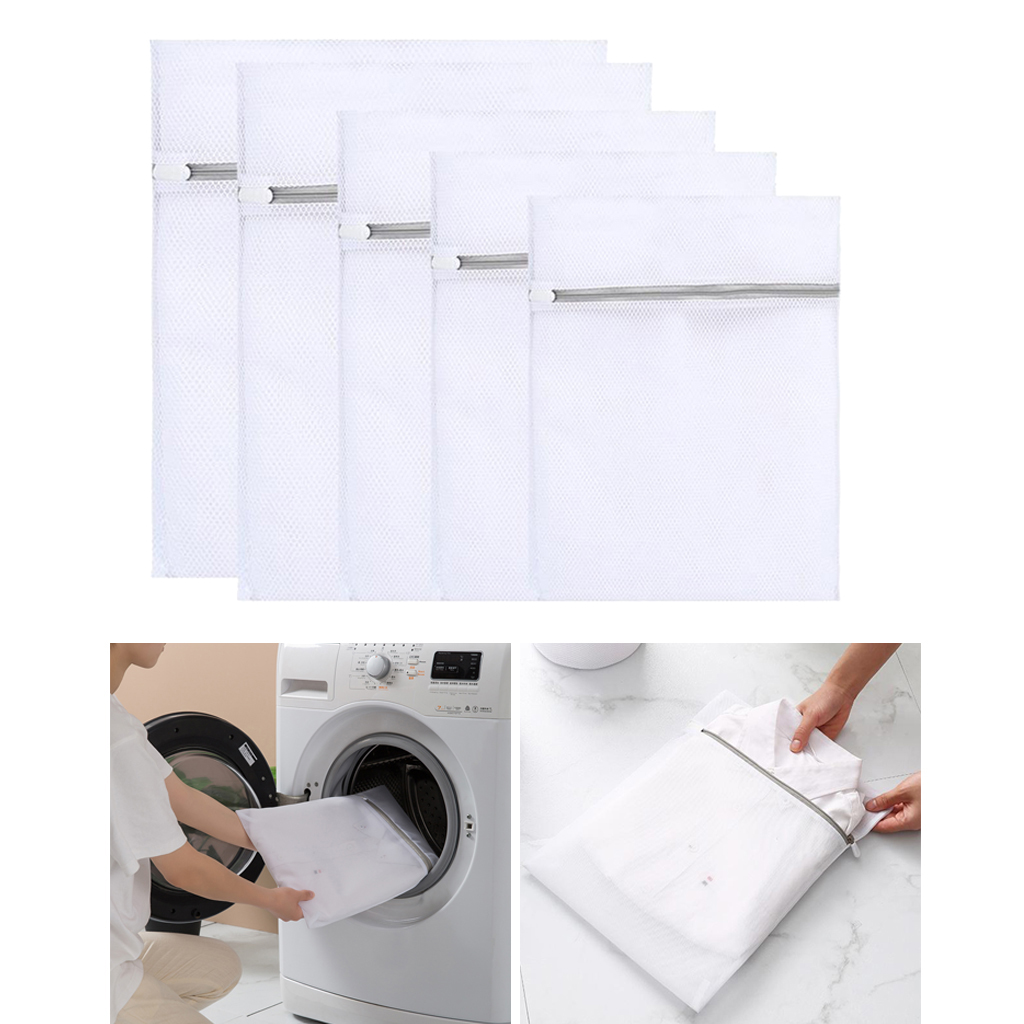 Laundry Washing Bag Mesh Net Dedicated Underwear Bra Clothes Storage 5pcs. 