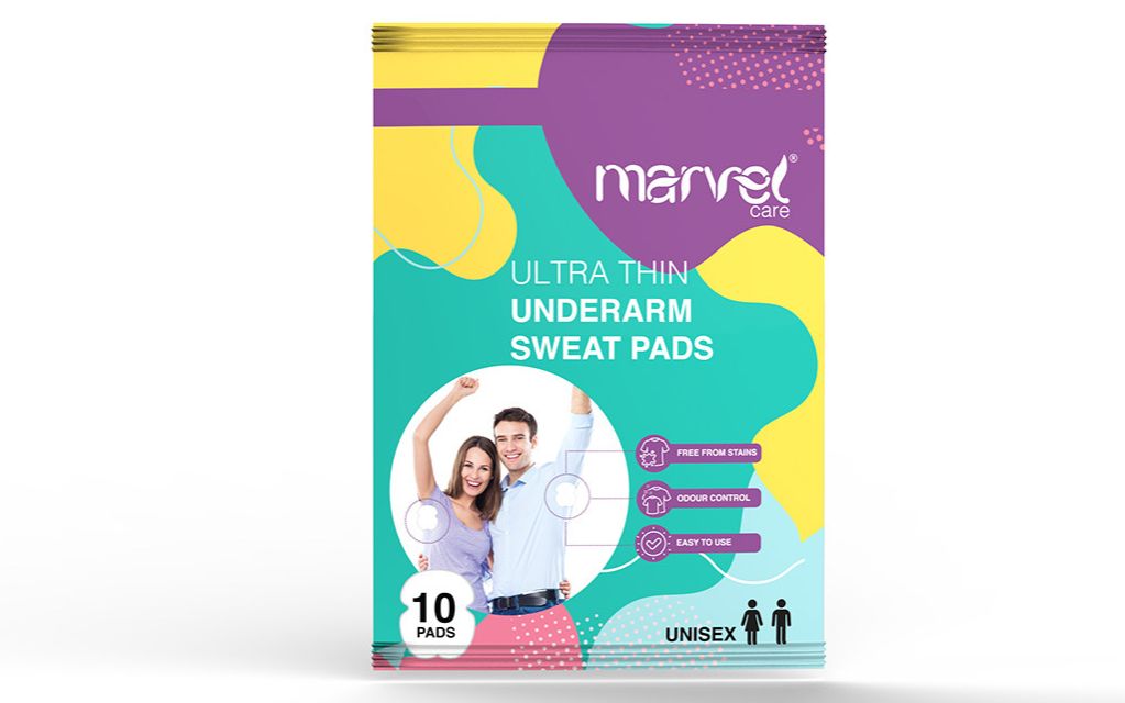 Marvel Underarm Sweat Pads - 10 Pads