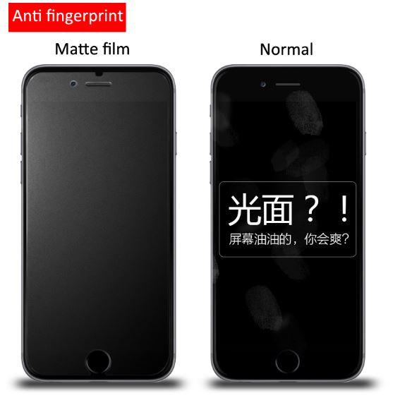 New Matte Tempered Glass Screen Protector for iPhone 6s Matte Anti Fingerprint White. 
