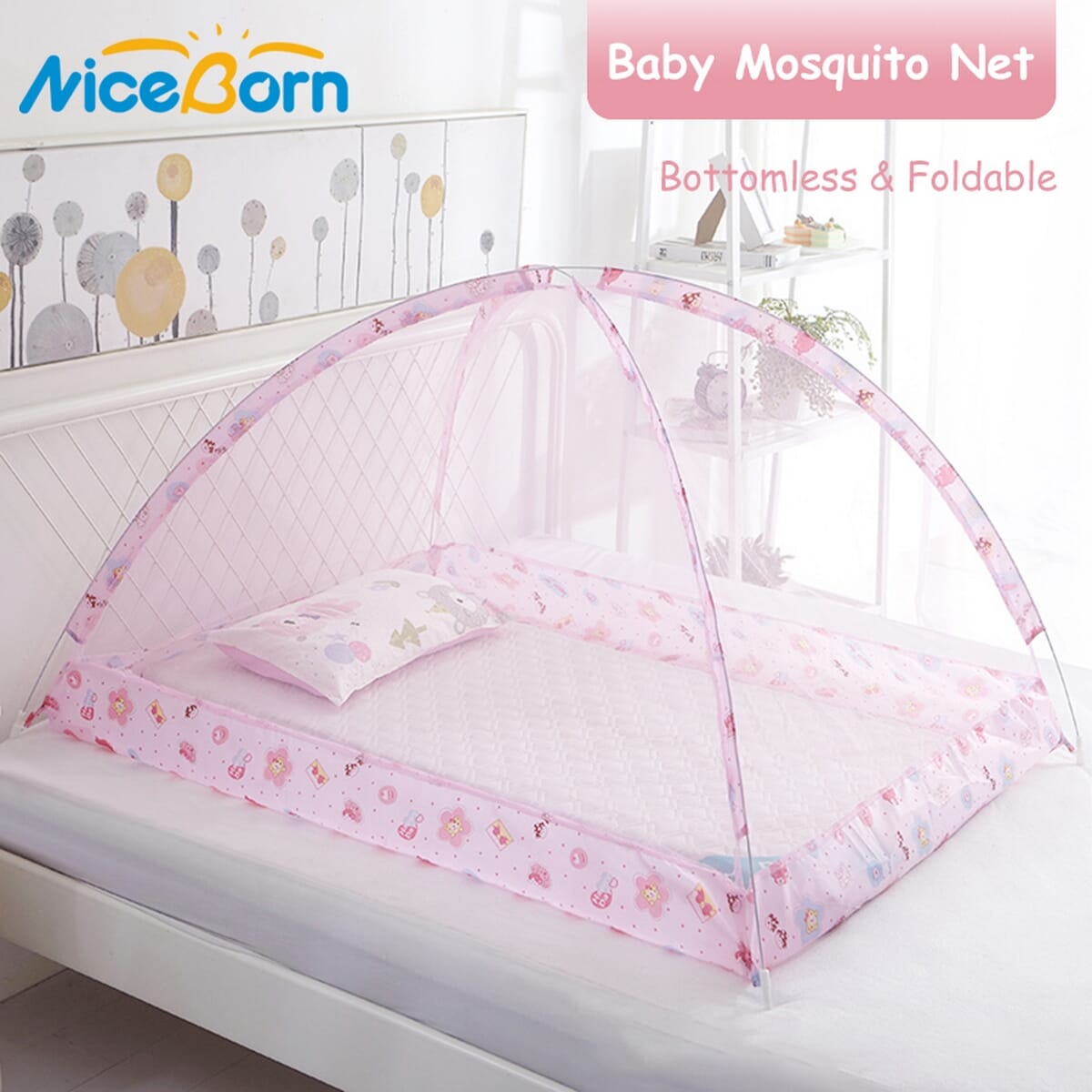 Niceborn Baby Mosquito Net Pop Up Bed Net Bottomless Mesh Tent Anti Mosquito Bites Folding Design Without Installation For Baby Toddlers Kids Children Buy Online At Best Prices In Srilanka Daraz Lk