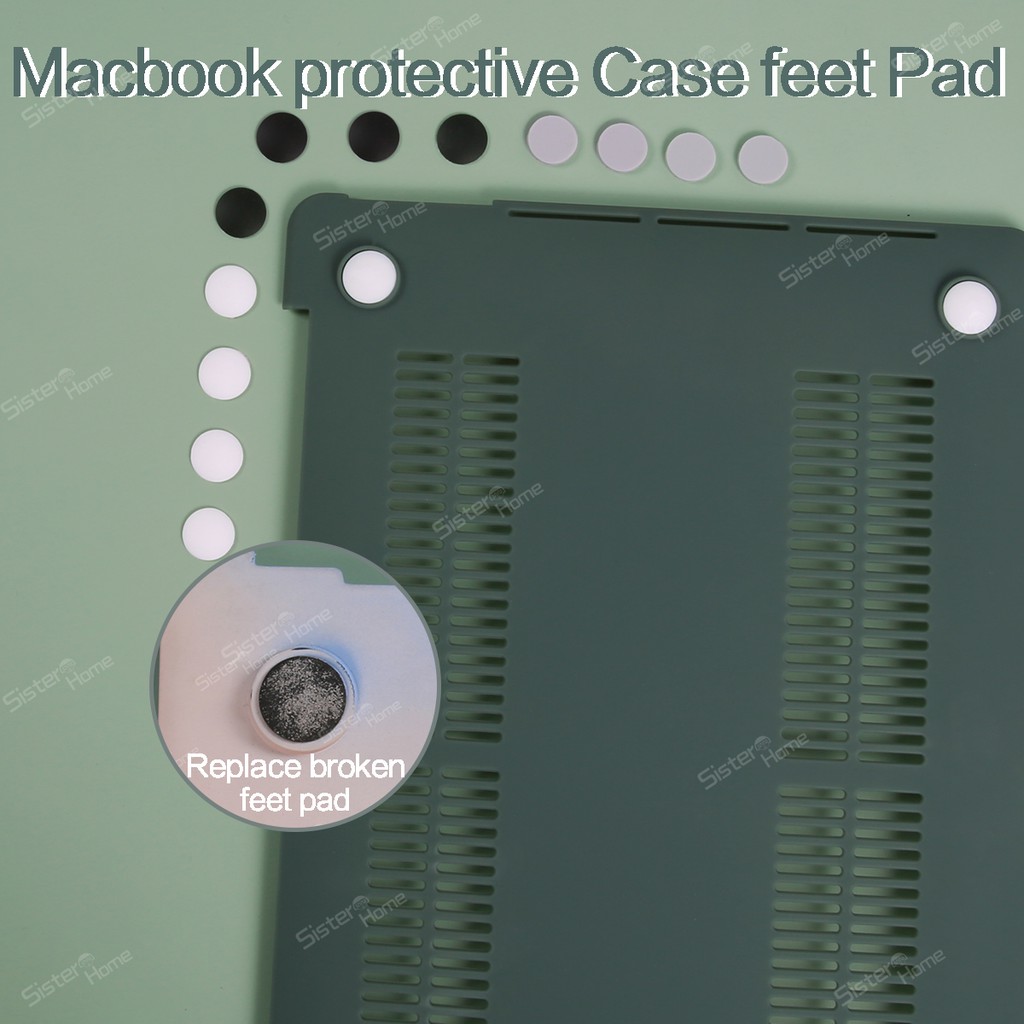 Macbook protective shell foot pad Replaceable broken foot pad Non-slip non-slip 15mm silicone foot pad Macbook universal rubber pad